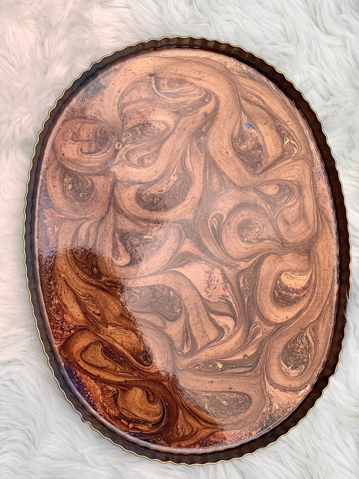 Multi-Use Epoxy Resin Tray – Makeup, Accessories & More