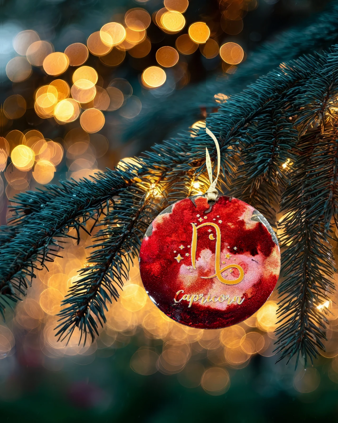 Custom Resin Christmas Ornament – Handcrafted, Personalized Holiday Keepsake