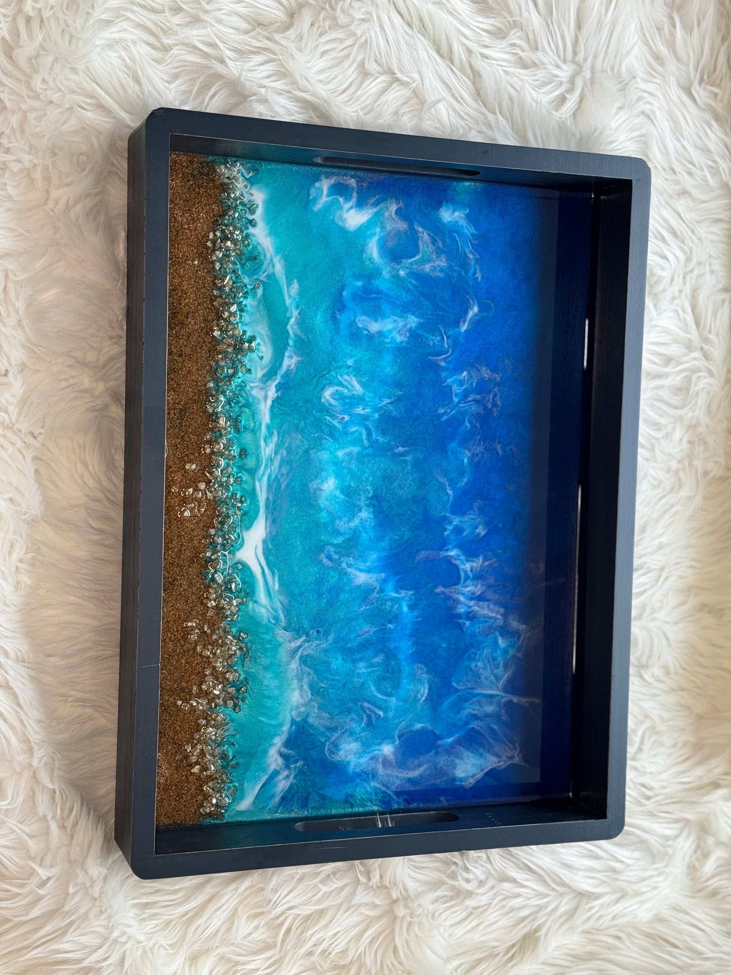 Beach Don’t Kill My Vibe (Beach Scene Resin Art)