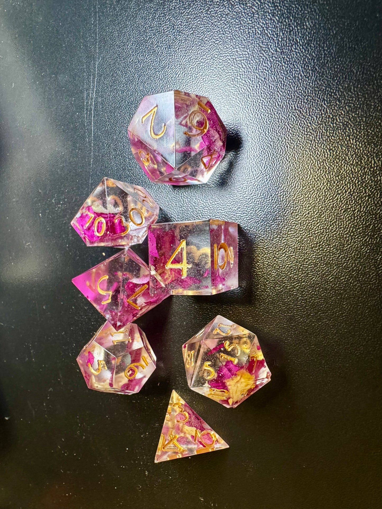 7-Piece Polyhedral Dice Set for DnD, MTG & Tabletop RPG Games