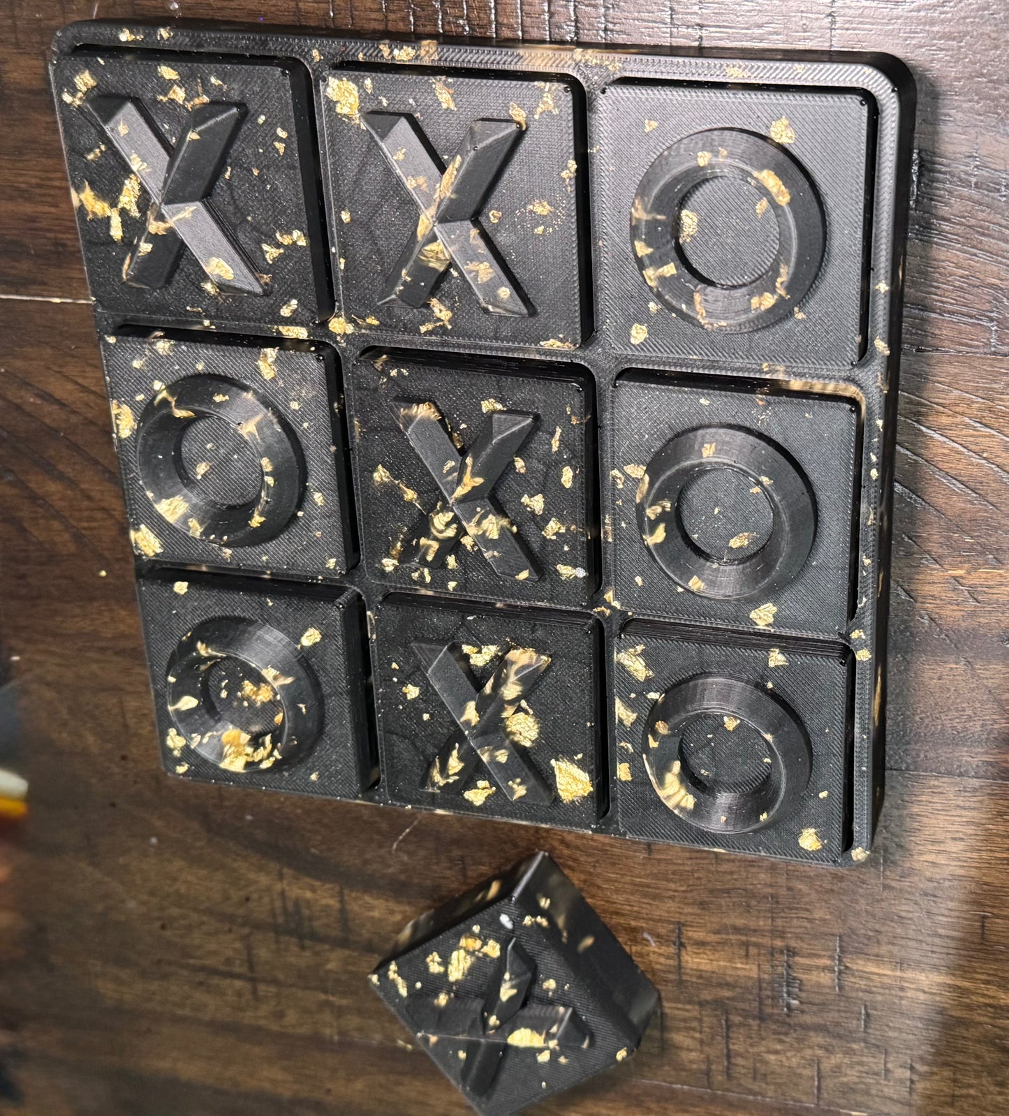 Custom Resin Tic Tac Toe Board – Playful, Unique, and Handmade