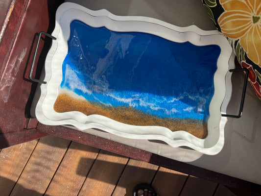 Beach Don’t Kill My Vibe (Beach Scene Resin Art)