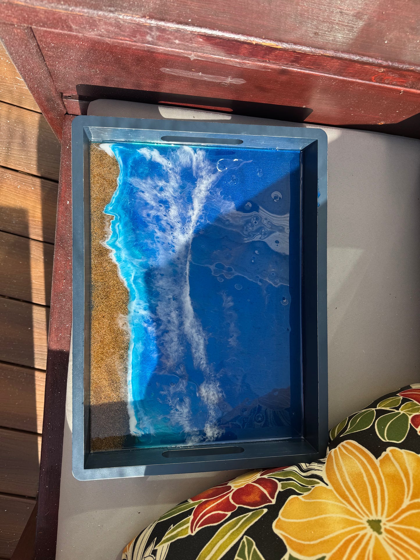 Beach Don’t Kill My Vibe (Beach Scene Resin Art)