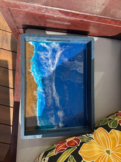 Beach Don’t Kill My Vibe (Beach Scene Resin Art)